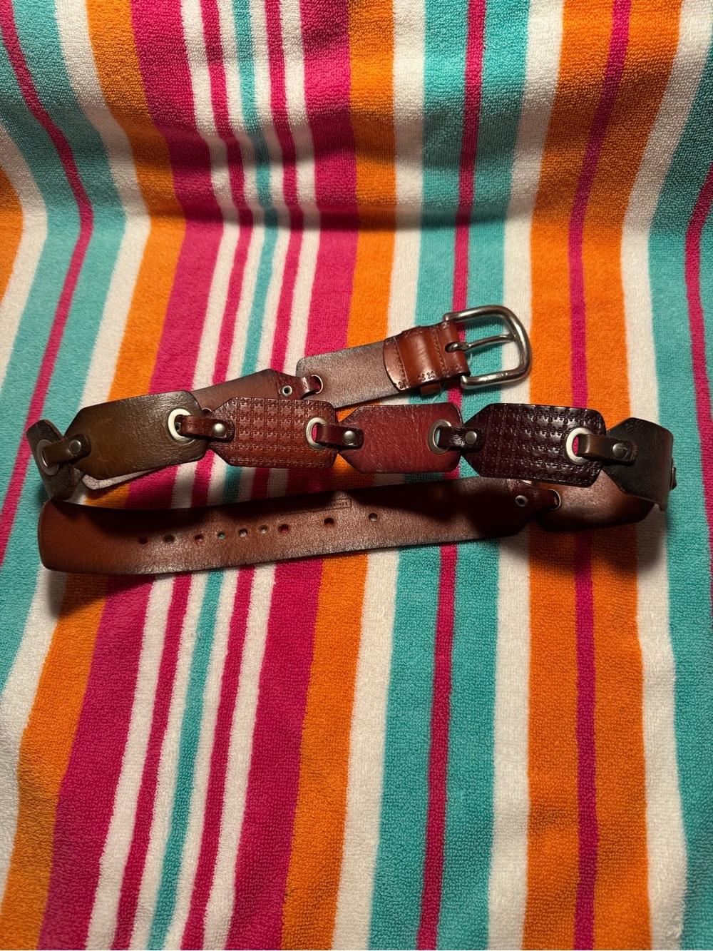 Brown Leather Women’s Casual Belt